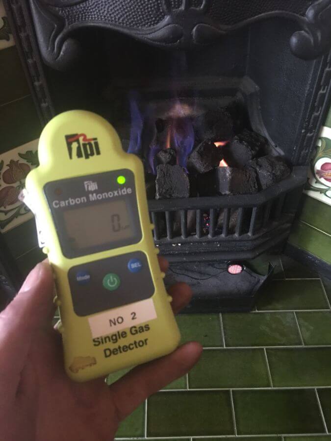 Carbon Monoxide Testings for Heater